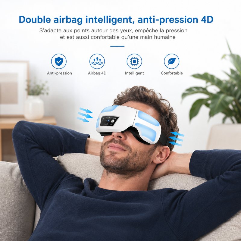 LUXSIA — Masque Oculaire Relaxant Vibration 6D
