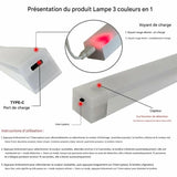 LUXSIA™ AuraSense - Lampe LED magnétique à détection de mouvement