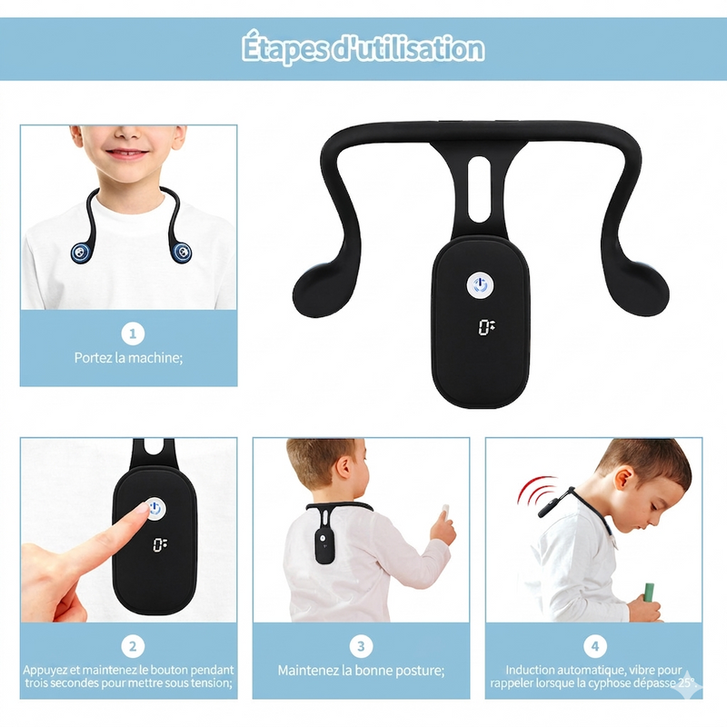 Luxsia™ AlignSense - Correcteur de posture