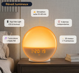 Réveil Aurore Relax™ | Réveillez-vous Naturellement et Dormez Plus Profondément