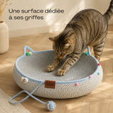 Griffoir-Lit 2 en 1 — Espace Repos et Griffades avec Balles