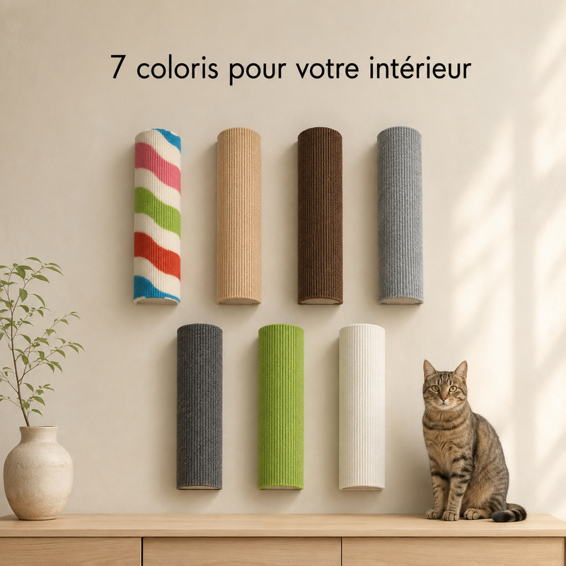 GriffArt — Griffoir Mural Adhésif, Jouet & Décoration 3-en-1