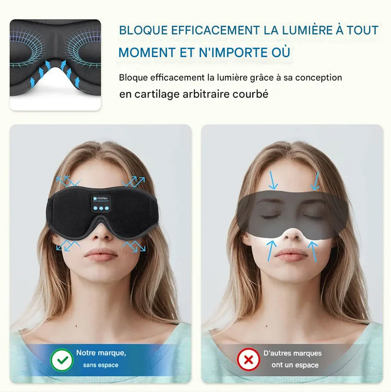 Masque de sommeil audio Bluetooth 3D — LUXSIA