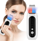 Ultrasonic Skin Scrubber Face Pore Cleaner Deep Cleansing Tool with 4 Modes Peeling Blackhead Remover for Facial Skincare