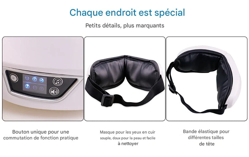 LUXSIA — Masque Oculaire Relaxant Vibration 6D