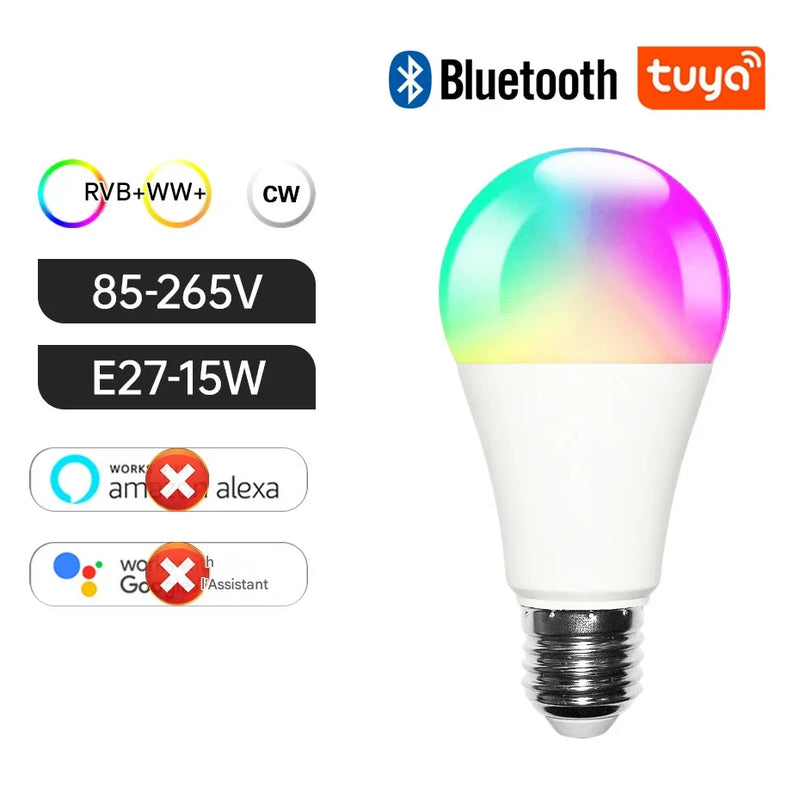 Ampoule Connectée RGB LUXSIA WiFi Compatible Alexa