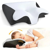 Oreiller papillon LUXSIA, forme ergonomique en papillon