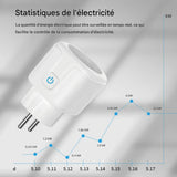 Prise Connectée WiFi LUXSIA avec Suivi Énergie