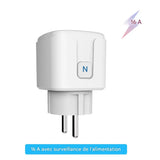 Prise Connectée WiFi LUXSIA avec Suivi Énergie