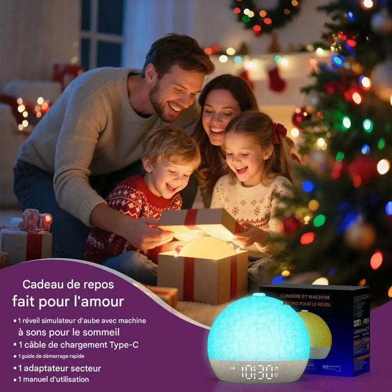 Réveil Aurore Relax™ | Réveillez-vous Naturellement et Dormez Plus Profondément