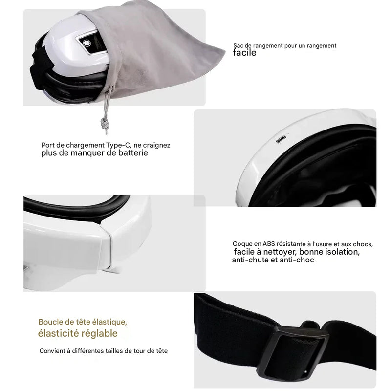 LUXSIA — Masque Oculaire Relaxant Vibration 6D