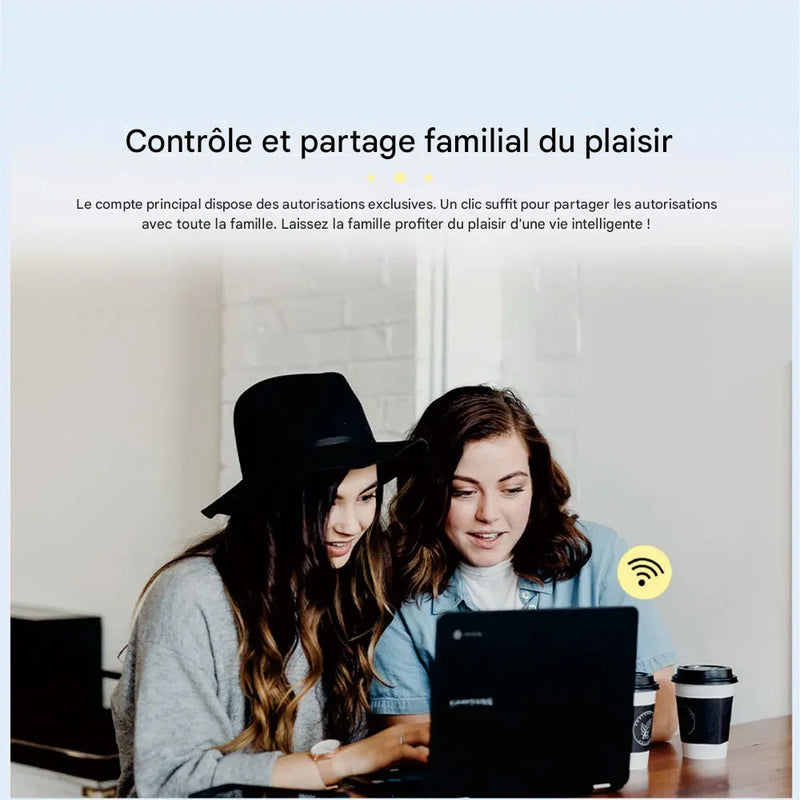 Prise Connectée WiFi LUXSIA avec Suivi Énergie