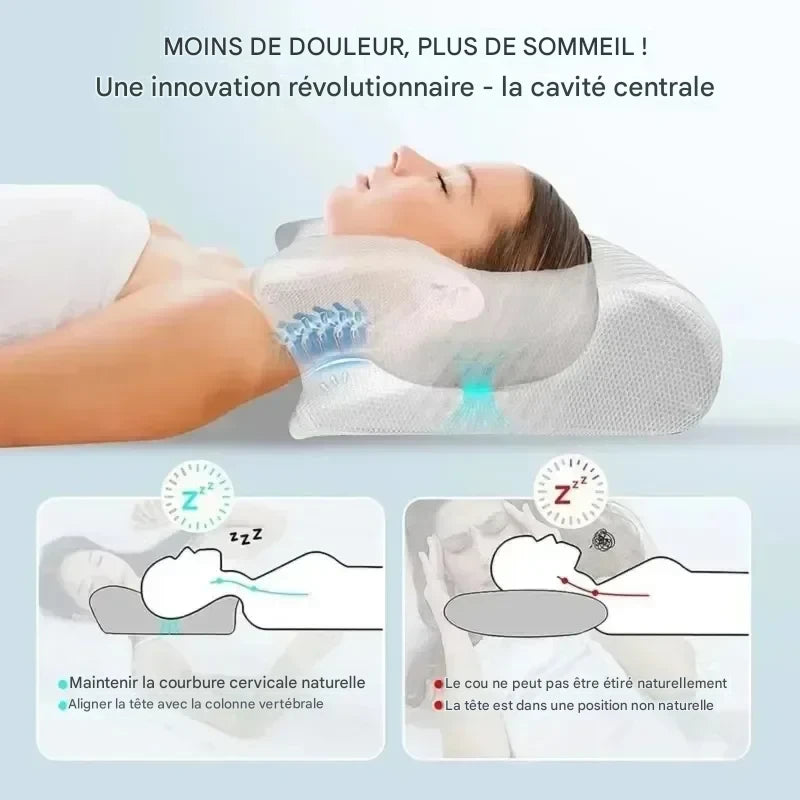 Oreiller Cervical Papillon à Mémoire de Forme