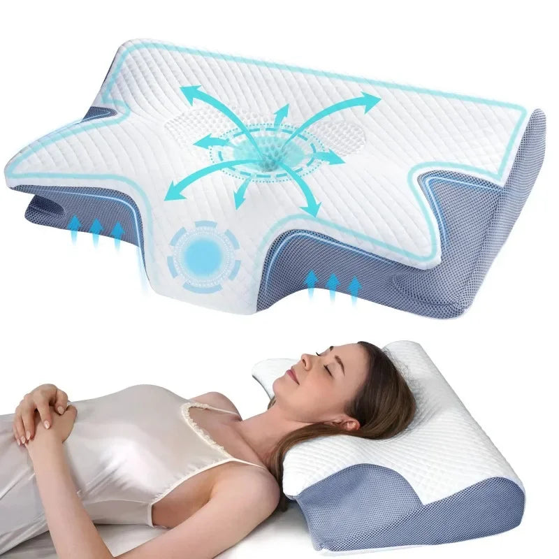 Oreiller Cervical Papillon à Mémoire de Forme