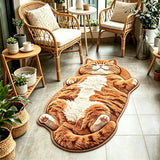Tapis Chat Peluche — Décoration Douce pour Chambre & Entrée