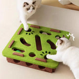 Griffoir Sisal Plat — Grattoir Naturel pour Chat qui Griffe les Meubles