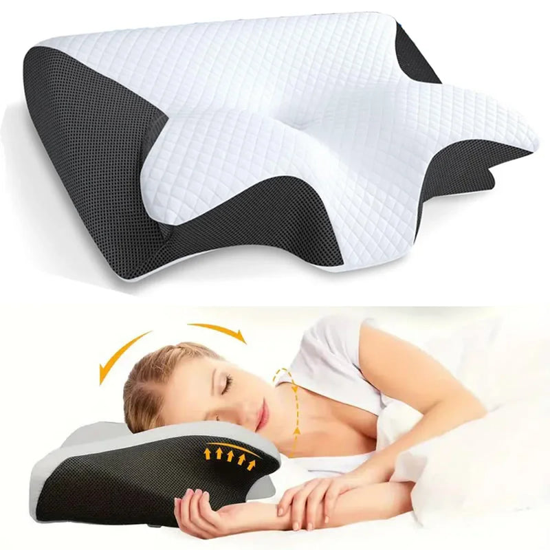 Oreiller papillon LUXSIA, soutien cervical orthopédique