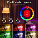 Ampoule Connectée RGB LUXSIA WiFi Compatible Alexa