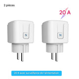Prise Connectée WiFi LUXSIA avec Suivi Énergie
