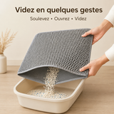 Tapis Anti-Projections XL — Protège-Sol pour Bac à Litière