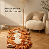 Tapis Chat Peluche — Décoration Douce pour Chambre & Entrée