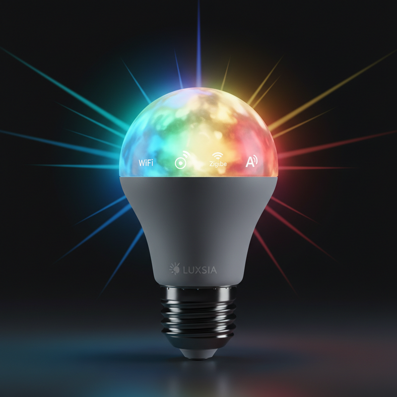 Ampoule Connectée RGB LUXSIA WiFi Compatible Alexa