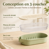 Pousse — Pot Réutilisable pour Herbe à Chat