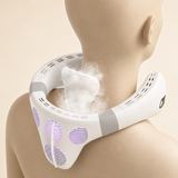 LUXSIA™ BreezeGo — Ventilateur de Cou Rechargeable avec Écran LED