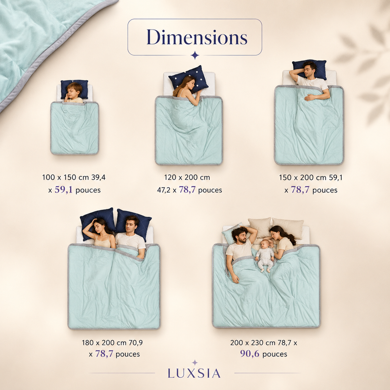 LUXSIA™ CoolSilk — Couette Rafraîchissante Été