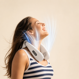 LUXSIA™ BreezeGo — Ventilateur de Cou Rechargeable avec Écran LED