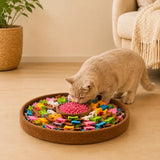 Kit Repas Zen — SlowDine + Tapis de Fouille + Herbe à Chat