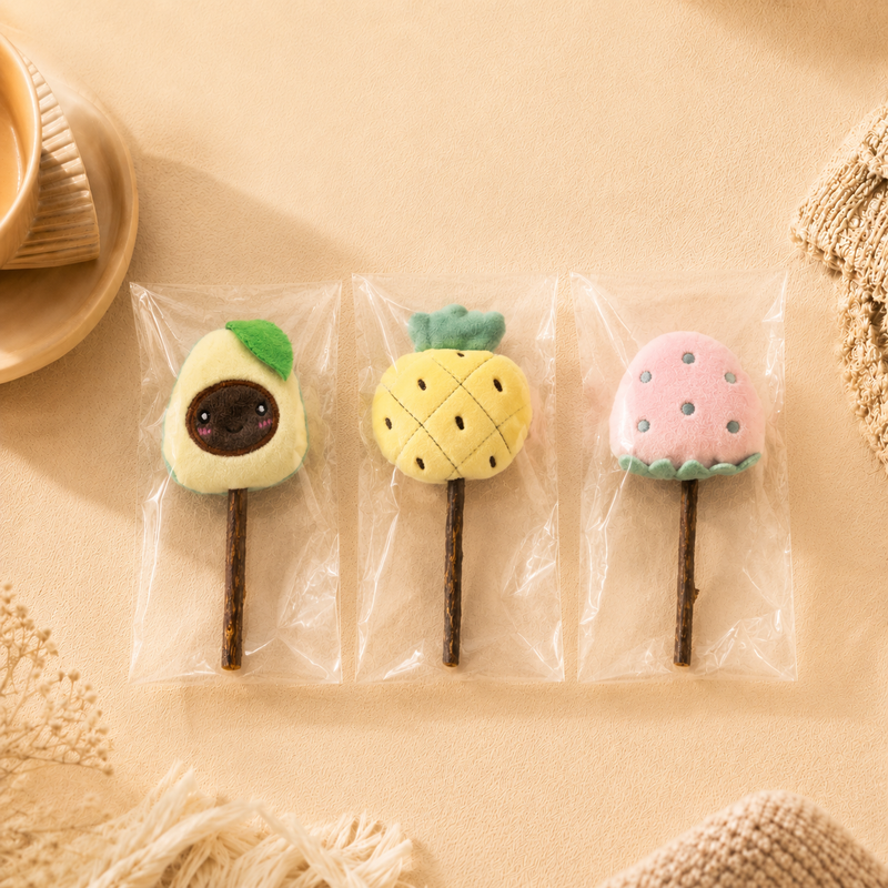 Fruits Zen — Bâtonnets Matatabi pour Chat Anxieux ou Stressé